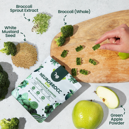 NeuroBrocc - Green Apple-Flavored Vegan Gummies